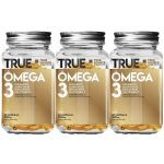 Kit 3X �mega 3  com Vitamina E - 60 C�psulas - True Source