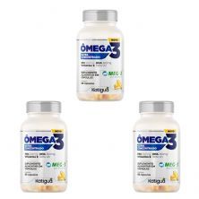 Kit 3X �mega 3 Concentrado - 60 C�psulas - Katigu�