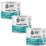 Kit 3X �mega 3 DHA Vegano - 120 C�psulas - Ocean Drop