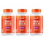 Kit 3X �mega 3 Metil B9 - 60 C�psulas - Bigens