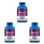 Kit 3X �mega 3 Plus - 120 C�psulas - Catarinense Nutri��o