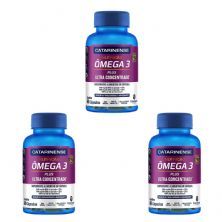 Kit 3X �mega 3 Plus - 60 C�psulas - Catarinense Nutri��o