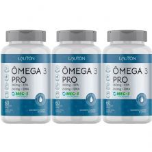 Kit 3X �mega 3 Pro - 60 C�psulas - Lauton Nutrition
