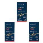 Kit 3X �mega 3 Pulse Nova Composi��o - 60 C�psulas Softgel - Puravida