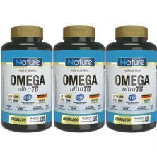 Kit 3X �mega 3 Ultra 1200mg - 120 C�psulas - Nature