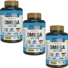 Kit 3X �mega 3 Ultra 1200mg - 200 C�psulas - Nature