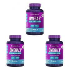 Kit 3X �mega 3TG Duo - 60 C�psulas - Sanavita