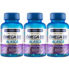 Kit 3X �mega do Alasca - 30 C�psulas - Catarinense Nutri��o