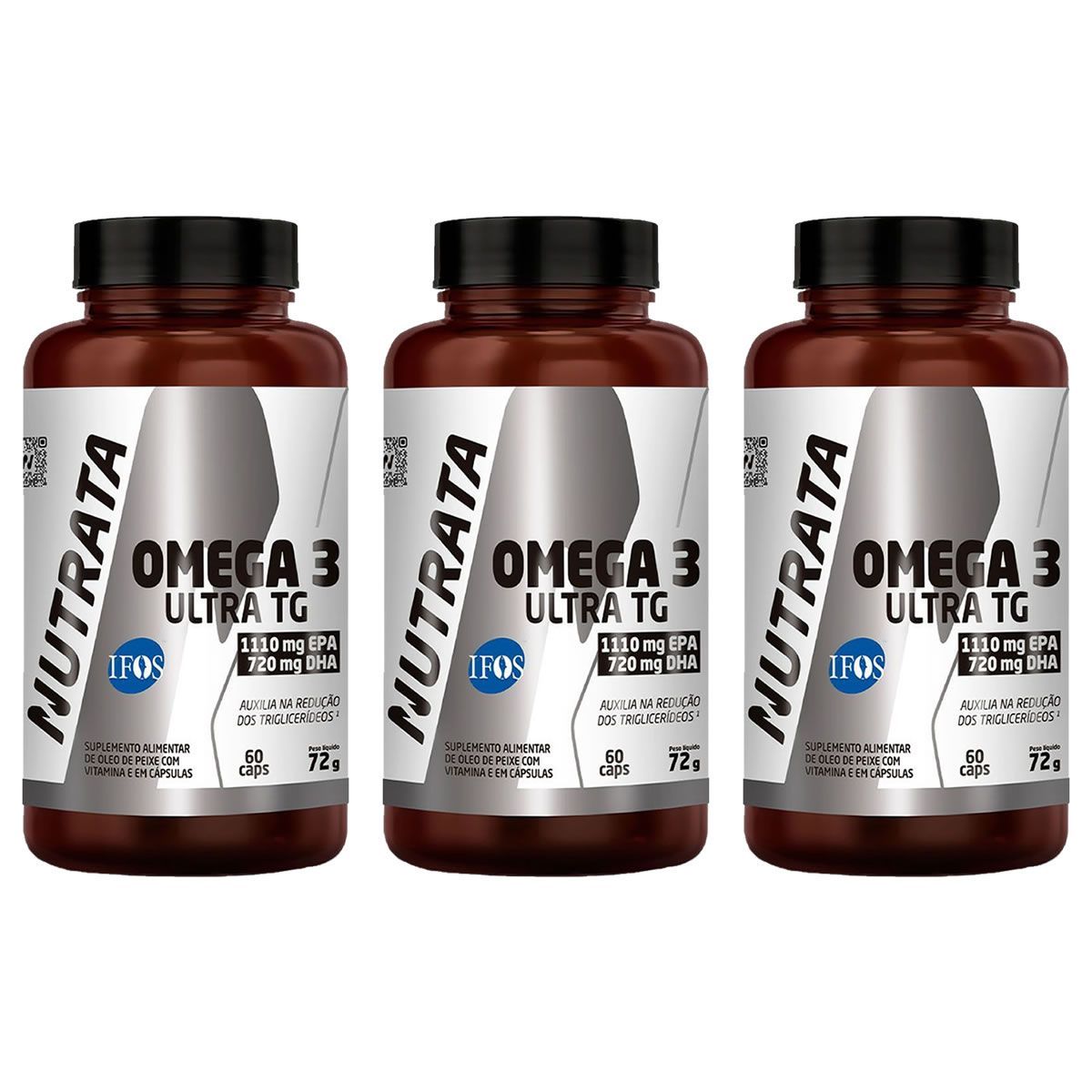 Kit 3X �mega Ultra TG - 60 C�psulas - Nutrata