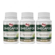 Kit 3X �megaFor Vegan - 60 C�psulas - Vitafor