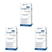 Kit 3X Omegapure �mega-3 EPA/DHA - 60 C�psulas 500mg - Biobalance