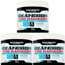 Kit 3X Oxandron Fire Hardcore - 200g Uva - BodyNutry