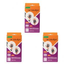 Kit 3X Palmar Mini Palma - Tamanho G Preto - Hidrolight