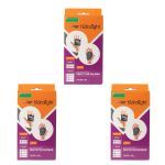 Kit 3X Palmar Mini Palma - Tamanho G Preto - Hidrolight