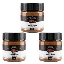 Kit 3X Pasta Am�ndoas Integral - 150g - Nutrissima
