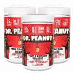 Kit 3X Pasta de Amendoim - 1005g Brigadeiro com Whey Isolado  - Dr. Peanut