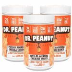 Kit 3X Pasta de Amendoim - 1005g  Chocolate Branco com Whey Isolado - Dr. Peanut