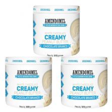 Kit 3X Pasta de Amendoim - 1010g Chocolate Branco - AmendoMel