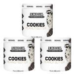 Kit 3X Pasta de Amendoim - 1010g Chocolate Branco Com Cookies - AmendoMel