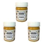 Kit 3X Pasta de Amendoim - 260g Chocolate Branco Com Cookies - Amendomel