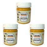 Kit 3X Pasta de Amendoim - 260g Chocolate Branco Crocante - Amendomel