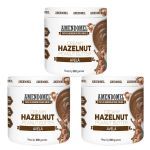 Kit 3X Pasta de Amendoim - 500g Chocolate Branco Cacau c/ Avel� - AmendoMel