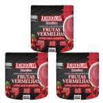 Kit 3X Pasta de Amendoim - 500g Com Frutas Vermelhas - Amendomel