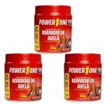 Kit 3X Pasta de Amendoim - 600g Bombom de Avel�  - Power One