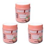 Kit 3X Pasta de Amendoim - 600g Morango Trufado - Power1one