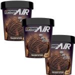 Kit 3X Pasta de Amendoim - 600g Sorvete Chocolate ao Leite - VitaPower Air