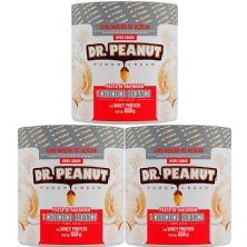 Kit 3X Pasta de Amendoim - 650g Chococo Branco com Whey - Dr. Peanut
