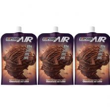 Kit 3X Pasta de Amendoim - 80g Pouch Sorvete Chocolate ao Leite - VitaPower Air