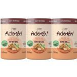 Kit 3X Pasta de Amendoim Ador� - 1,005kg Lisa - Santo �leo