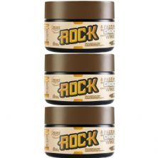 Kit 3X Pasta de Amendoim com Whey - 250g Chocolate Belga - Rock Peanut	