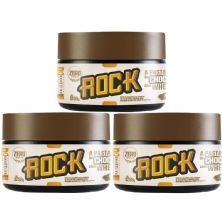 Kit 3X Pasta de Amendoim Com Whey - 250g Chocolate Branco - Rock Peanut
