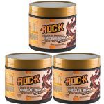 Kit 3X Pasta de Amendoim com Whey - 500g Chocolate Belga - Rock Peanut	