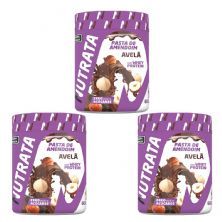 Kit 3X Pasta de Amendoim com Whey - 600g Avel� - Nutrata