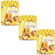 Kit 3X Pasta de Amendoim com Whey - 600g Dulce de Leche Cream Havanna - Nutrata