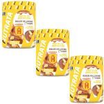 Kit 3X Pasta de Amendoim com Whey - 600g Dulce de Leche Cream Havanna - Nutrata