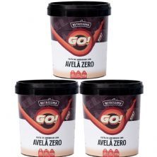 Kit 3X Pasta de Amendoim Go! - 400g  Avel� Zero - Nutr�ssima