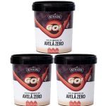 Kit 3X Pasta de Amendoim Go! - 400g  Avel� Zero - Nutr�ssima