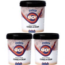 Kit 3X Pasta de Amendoim Go! - 400g Cookies And Cream - Nutr�ssima