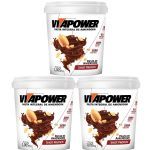 Kit 3X Pasta de Amendoim Integral - 1005g Shot Protein - VitaPower