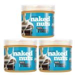 Kit 3X Pasta de Amendoim Naked Nuts - 300g Cookies & Cream - Naked Nuts
