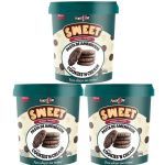 Kit 3X Pasta de Amendoim Sweet - 500g Cookies And Cream - Power One