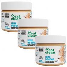 Kit 3X Pasta de Castanha de Caju - 300g Leite de Coco - Eat Clean