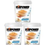 Kit 3X Pasta Integral de Amendoim - 1005g Blank Protein - VitaPower