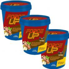 Kit 3X Pasta Integral de Amendoim Tradicional - 1000g - Force Up