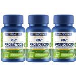 Kit 3X PB2 Probi�ticos - 30 C�psulas - Catarinense Nutri��o