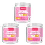 Kit 3X Pept�deos de Col�geno Verisol com �cido Hialur�nico - 300g Natural - NewNutrition